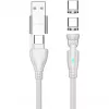 USB kabelis 4smarts 541236 USB 2.0 1.8 m USB C Balts