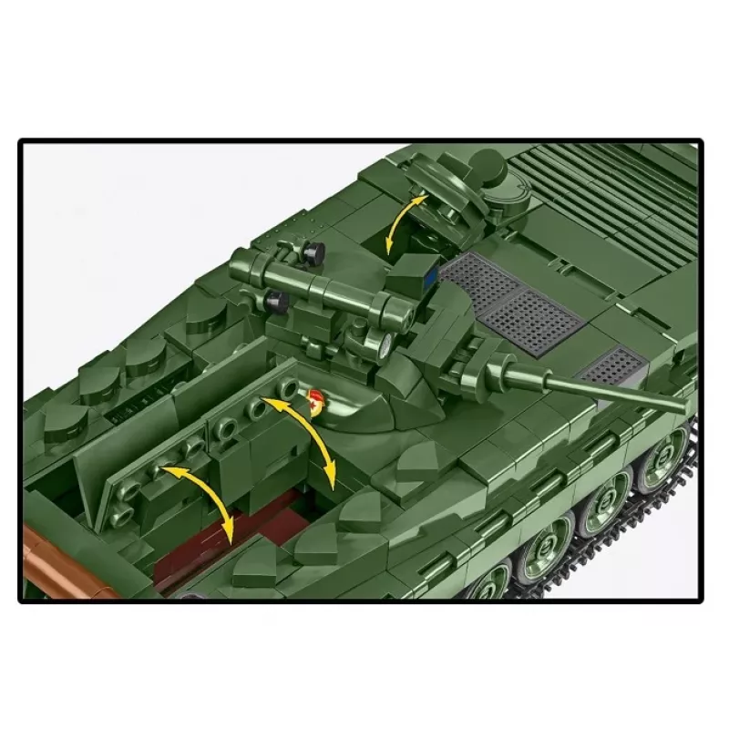 Konstruktoru komplekts Cobi Blocks BMP-1 758 detaļas - mēroga modelis no būvklučiem