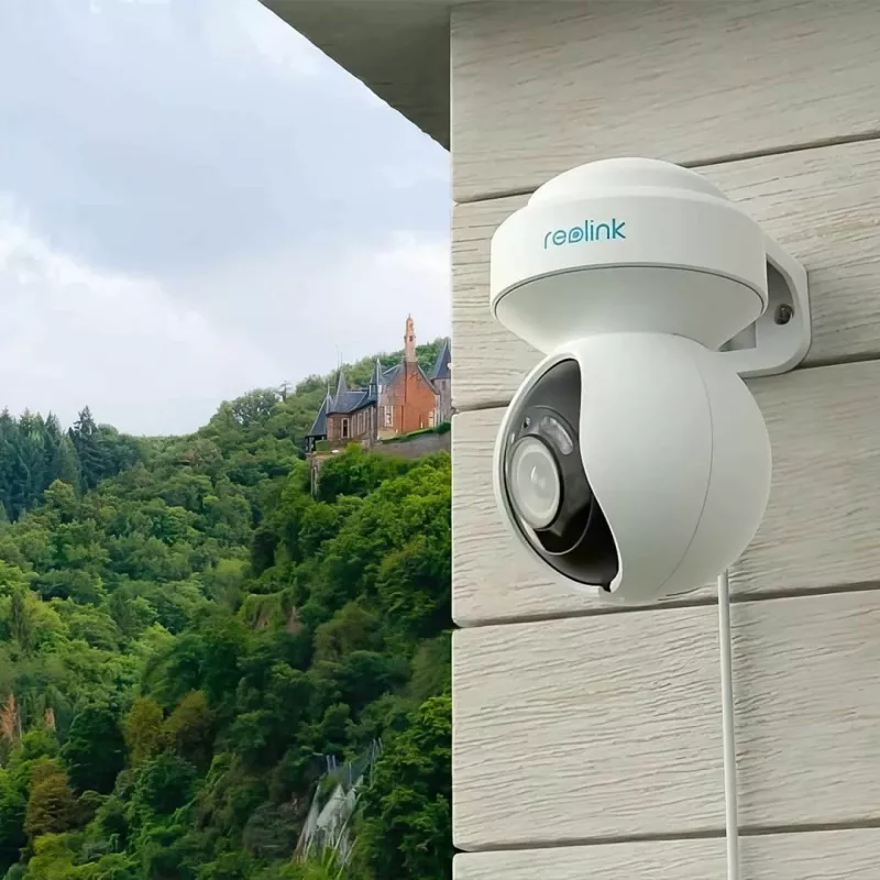 Reolink E Series E540 - 5MP āra Wi-Fi kamera, Personas/Transportlīdzekļa/Dzīvnieka noteikšana, Pan & Tilt, 3X optiskais tālummaiņa