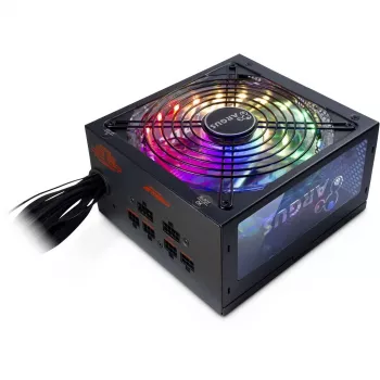 Inter-Tech Argus RGB-650W CM II Barošanas bloks 20+4 Pin ATX ATX Melns