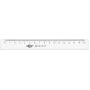 Lineāls WEDO 52 16 160 mm Plastmasa Caurspīdīgs