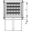 SCHROFF 19SHELF TELE.2U 600D RAL7035 - Rack-Accessory (22130353)