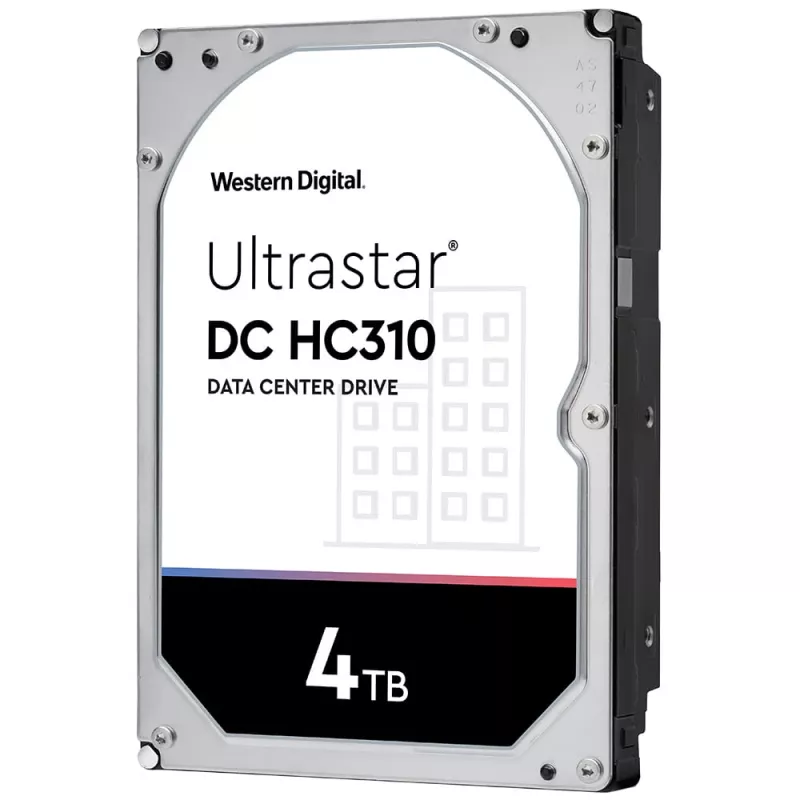 Western Digital Ultrastar DC HC310 4 TB 3.5 SATA III 7200 RPM 256 MB cietais disks, HUS726T4TALE6L4