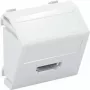 OBO Bettermann multivides nesēja HDMI MTS-HD S RW1 kontaktligzda ar skrūvi 45x45mm (6104814)