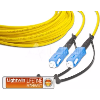 Lightwin augstas kvalitātes simpleksais LWL komutācijas kabelis, SM, SC - SC LWL komutācijas kabelis (LSP-09 SC-SC 20.0)