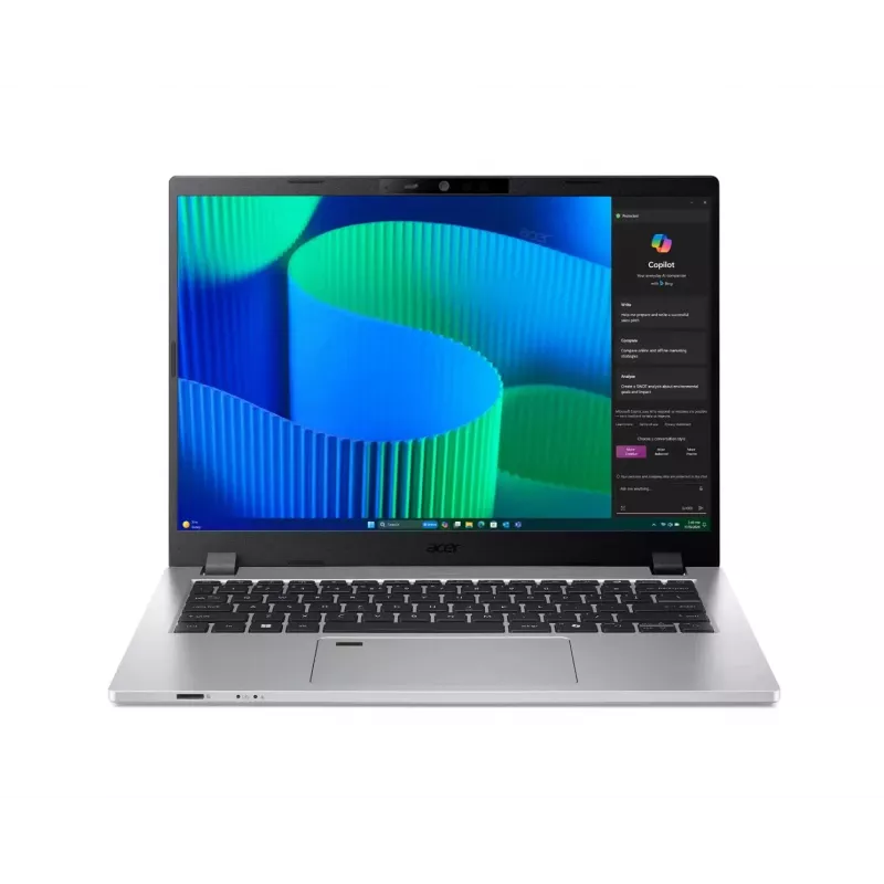 Portatīvais dators Acer TravelMate P2 TMP214-56-TCO-54AL 14 collu Intel Core 5 120U 16GB 512GB Intel Graphics Windows 11 Pro