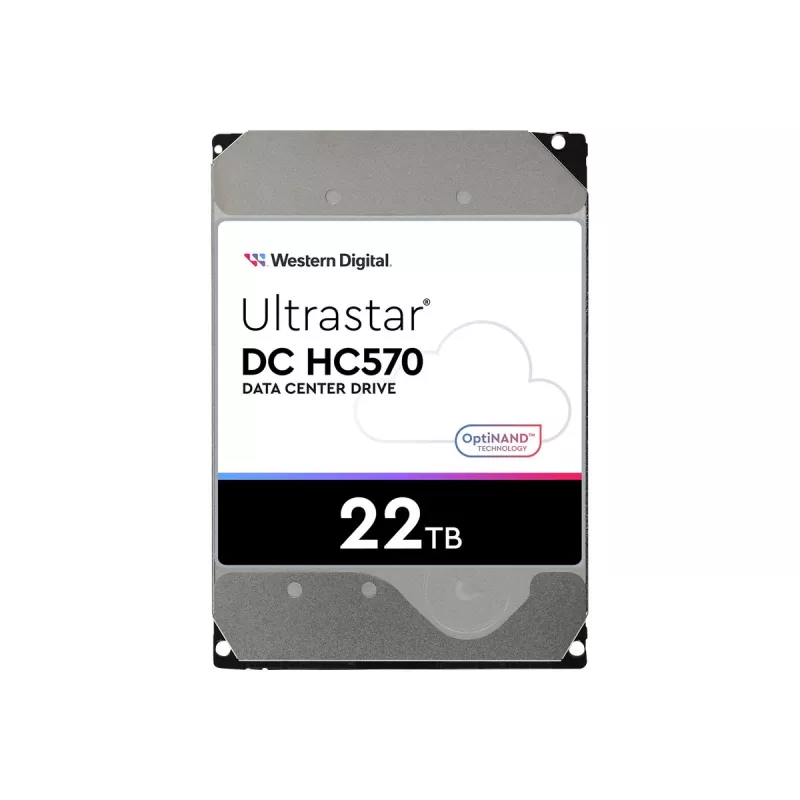 3.5 collu SAS HDD Western Digital Ultrastar DH HC570 22 TB, 12 Gbit/s, 7200 RPM, 512 MB kešatmiņa