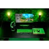 Vadu spēļu austiņas Razer Kraken V4 X — supra-aural, 20–20000 Hz, 1,8 m kabelis, 310 g, melnas/zaļas