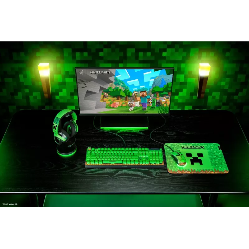 Vadu spēļu austiņas Razer Kraken V4 X — supra-aural, 20–20000 Hz, 1,8 m kabelis, 310 g, melnas/zaļas
