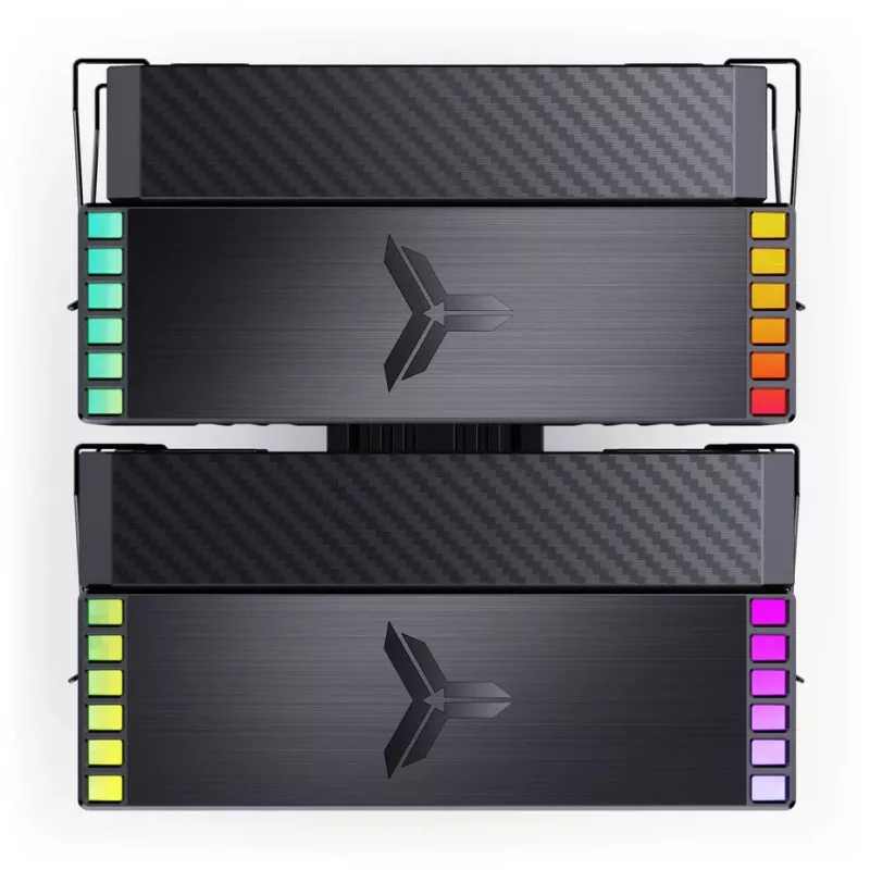 Procesora dzesētājs Jonsbo HX6280 PWM RGB 130 mm, melns