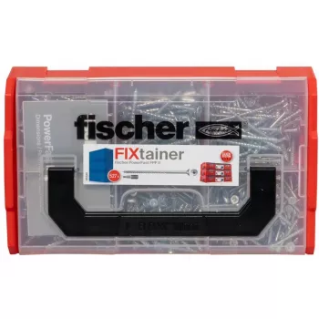 fischer FixTainer PowerFast II TX TG 562272 skaidu plātņu skrūvju sortiments, tērauds, cinkots (562272)