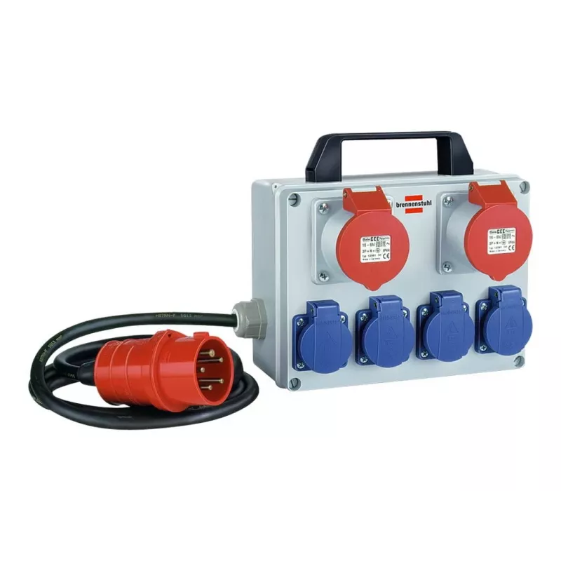 Brennenstuhl BKV 2/4 T IP44 strāvas sadales bloks