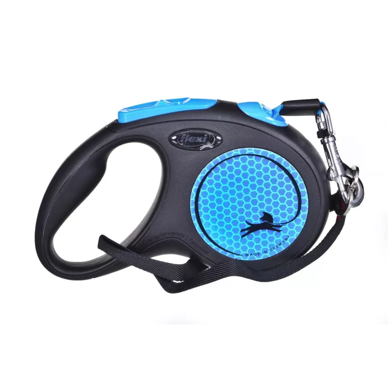 FLEXI New Neon M - ievelkama pavada - 5 m