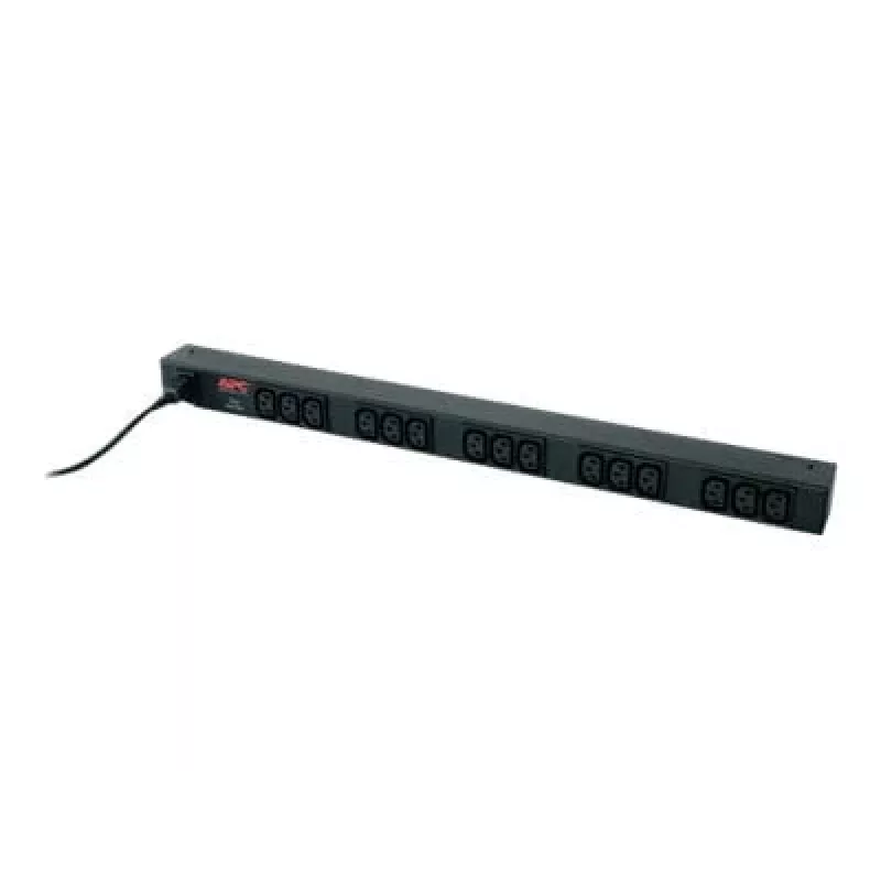 APC RACK PDU BASIC ZERO U 10A 230V strāvas sadales bloks (PDU) 15 maiņstrāvas kontaktligzdas 0U Melns