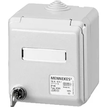 MENNEKES Elektrotechnik GmbH & Co. KG sienas sadales kārba 4165 16A5P 6H400V Cepex IP44 (4165)