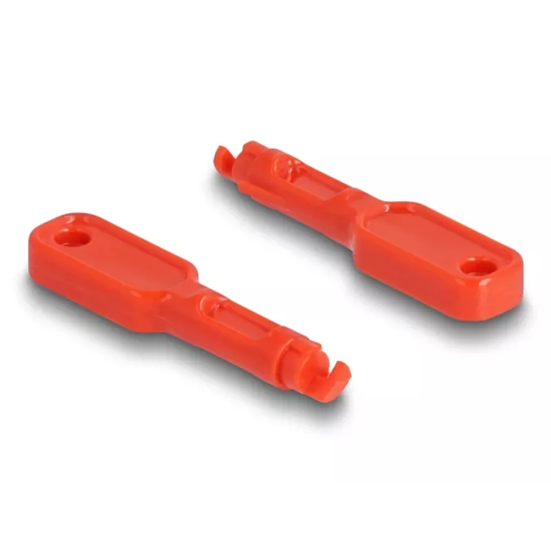 Porta bloķētājs DeLOCK 20928 RJ-45 sarkans plastmasa 11 gab.