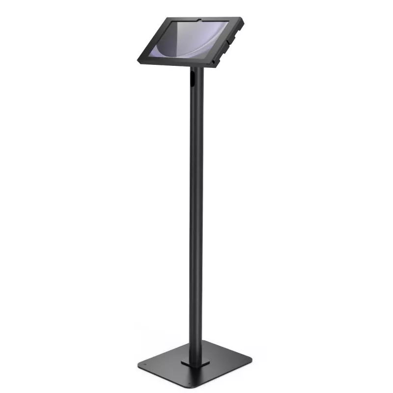 Compulocks - Ständer-Kit - freiliegende Front-/Rückkamera und Sensoren - für Tablett - verriegelbar - hochwertiges Aluminium - Schwarz - Bodenaufstell