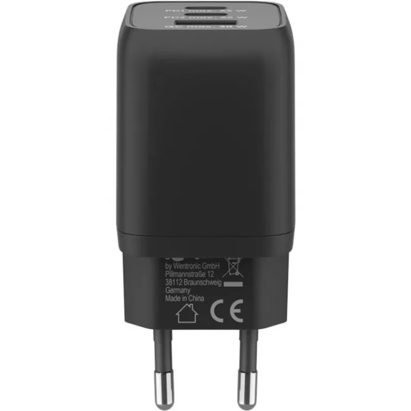 Goobay 64753 Charger for Mobile Devices Headphones - Smartphone - Tablet Melns AC Fast Charging iekštelpu (64753)