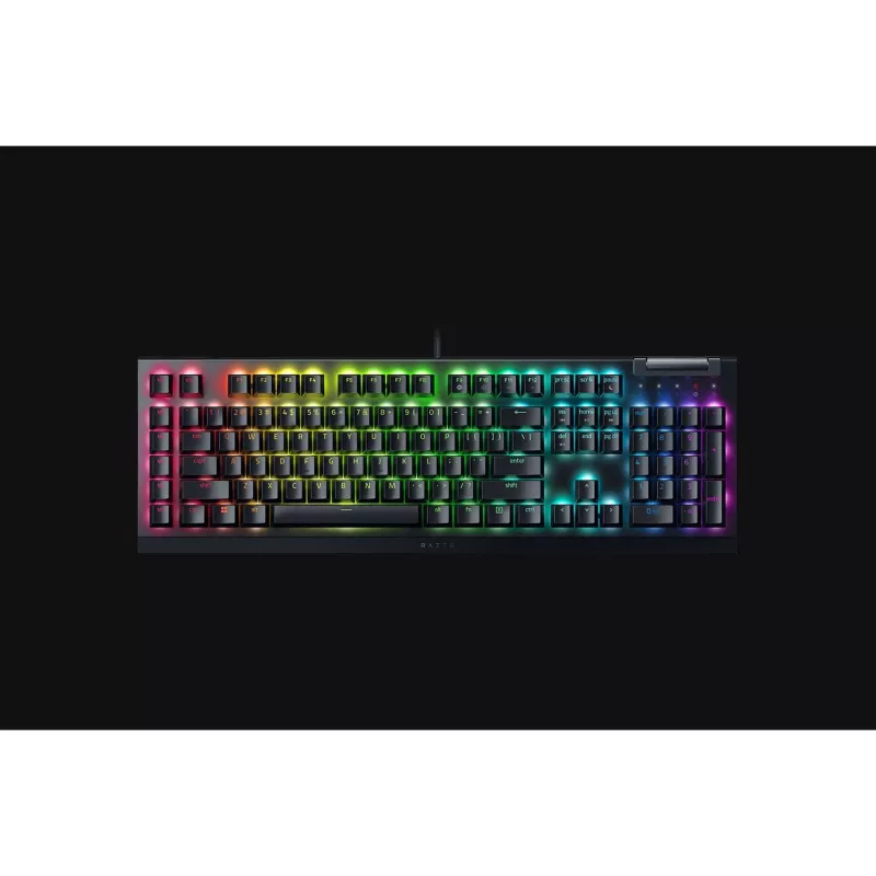 Razer MelnsWidow V4 X tastatūra, spēlēm, USB, QWERTZ, vācu, melna