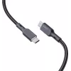 AUKEY CB-KCC101 Nylon kabelis USB-C - USB-C 1m