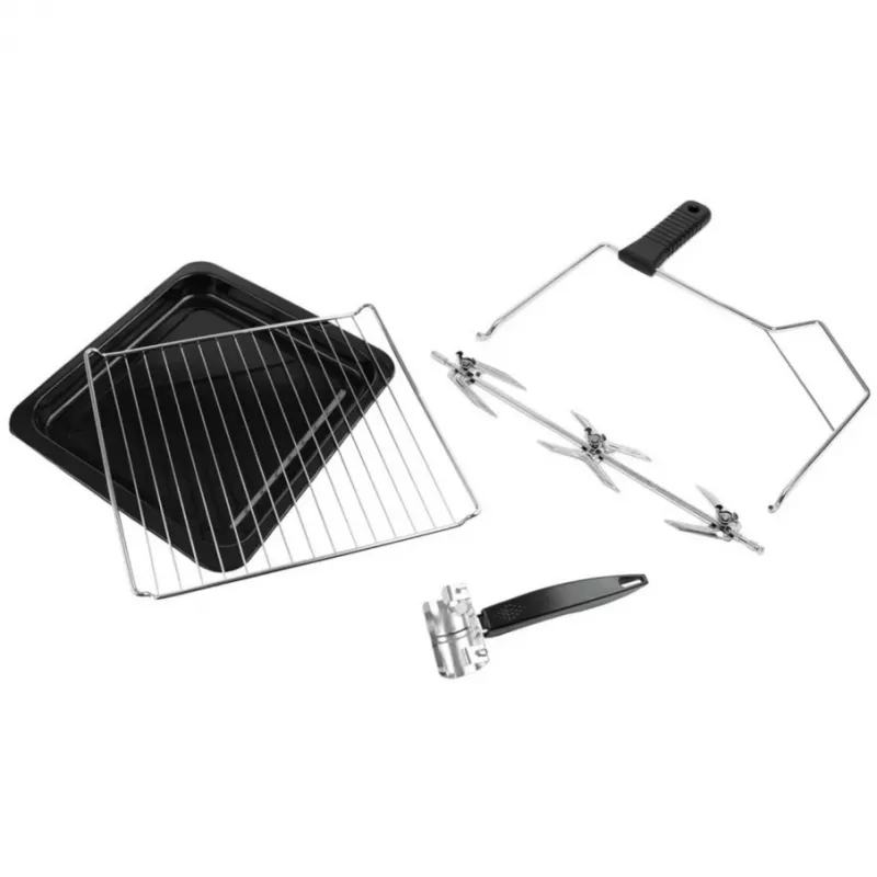 mini cepeškrāsns Rommelsbacher BG 1805/E Nerūsējošais tērauds – 42 L, 80–230 °C, 7 režīmi, rotācijas iesms