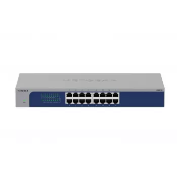 NETGEAR GS516-300EUS tīkla komutators Nepārvaldāms Gigabit Ethernet (10/100/1000) Pelēks