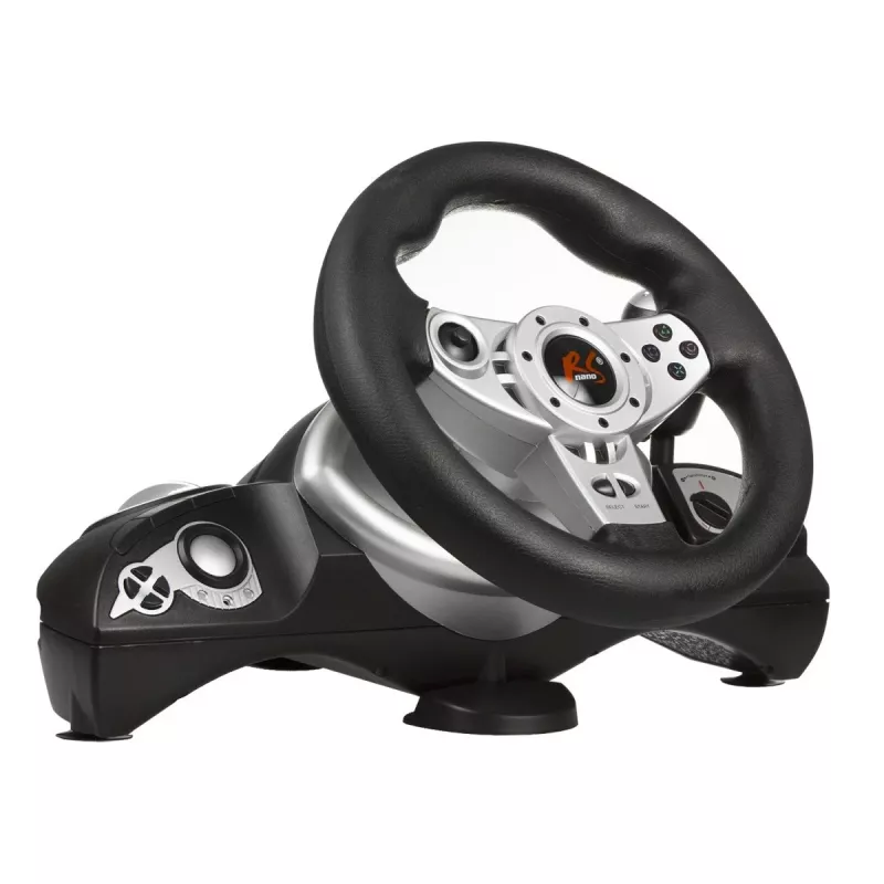 Stūre nano rs RS700 vadu USB 270° rotācija, 10 pogas, pedāļi, vibrācija, 1,8 m kabelis