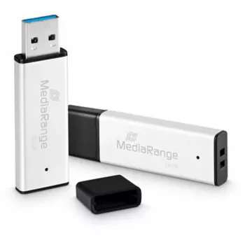 USB zibatmiņa MediaRange MR1904 512 GB USB Type-A 3.2 Gen 1 (3.1 Gen 1) Melna/Sudraba
