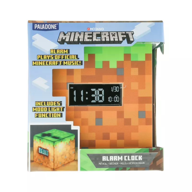 Paladone Minecraft modinātājpulkstenis