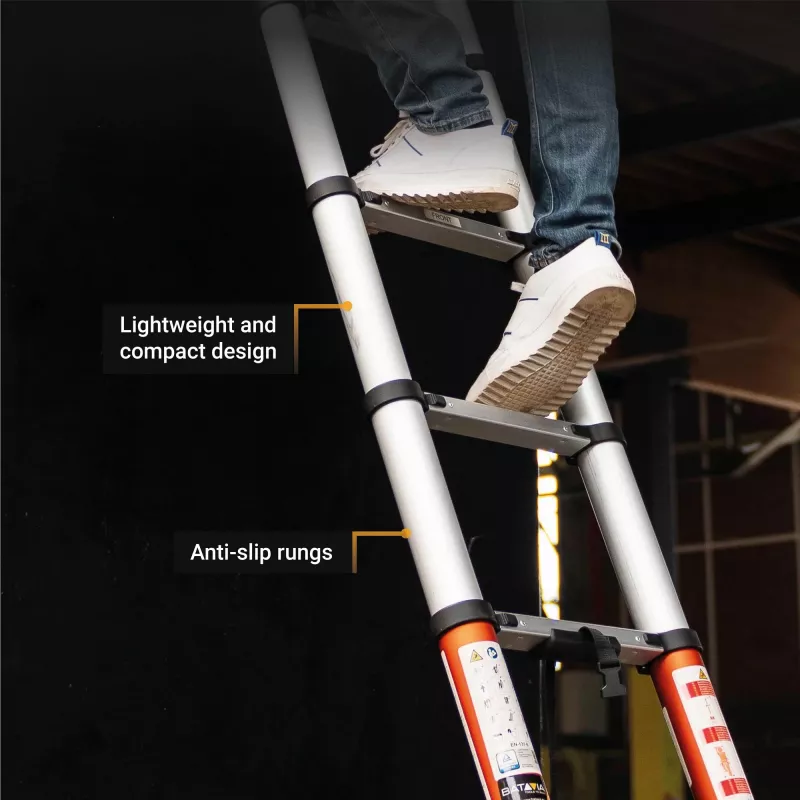 Teleskopiskās kāpnes Batavia B.V. Giraffe AIR 2,93 m — kompaktas ievelkamas kāpnes