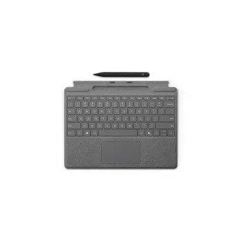 Microsoft Surface Pro tastatūra ar plāns Pen QWERTY angļu platīna krāsā