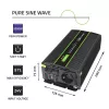 Automašīnas invertors Qoltec Monolith 2000 W Melns 24 V