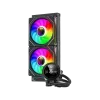 Gamemax | CPU Liquid cooler | ICEBURG 240 DIGITAL | Melns
