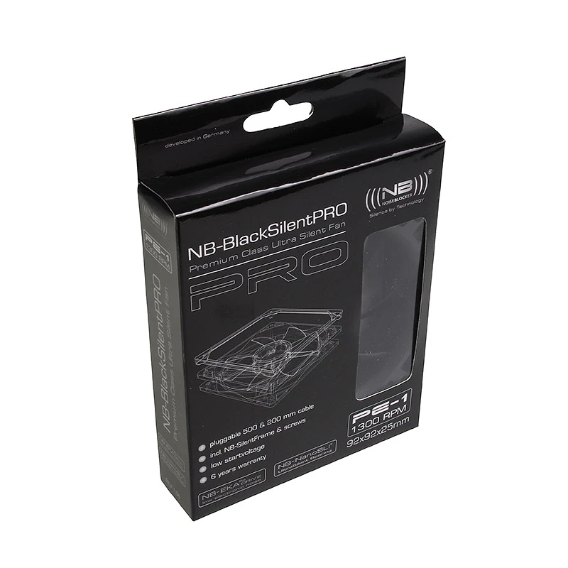 Noiseblocker BlackSilent Pro PE-1 92 mm korpusa ventilators
