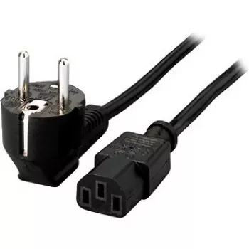 Equip augstas kvalitātes barošanas vads, C13 uz Schuko