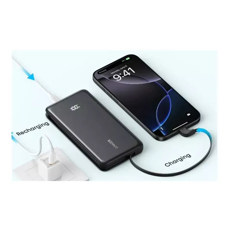Anker Zolo Power Bank | 10000 mAh | Melns