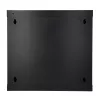 EXTRALINK LITE 9U 530X400 PIENENAMA PIE SIENAS STATĪVU SKAPIS MELNS AR PLAUKTU