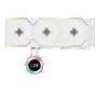 Viss-vienā šķidruma dzesētājs Lian Li Hydroshift II LCD-C 360TL — 120 mm ventilatori, 200–2600 RPM, FDB, balts
