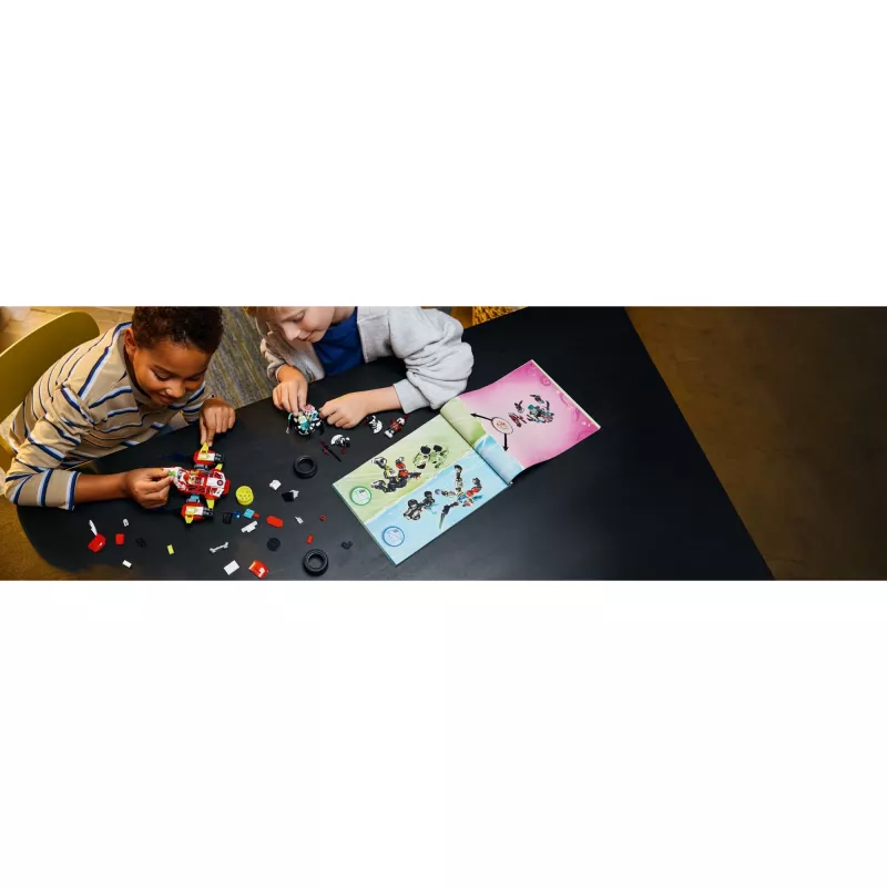 LEGO DREAMZZZ 71497 Kūpera tīģera mehs un Zero karstā stieņa mašīna