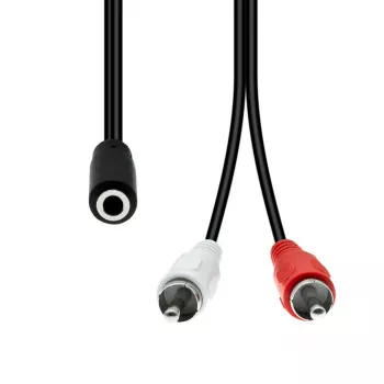 Audio kabelis ProXtend M3F2XRCA-002 — 3 kontaktu (Mini XLR) uz 2×RCA, 1,5 m