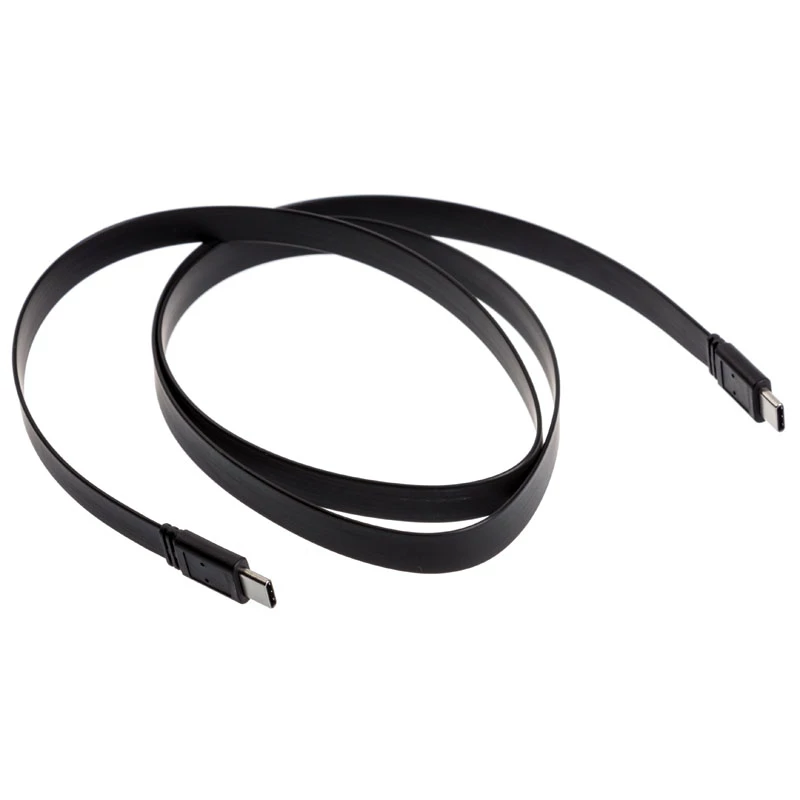 USB kabelis Akasa AK-CBUB46-10BK USB 3.2 Gen 2 1 m Melns