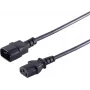 Strāvas kabelis melns 3 m S/CONN 60009-3