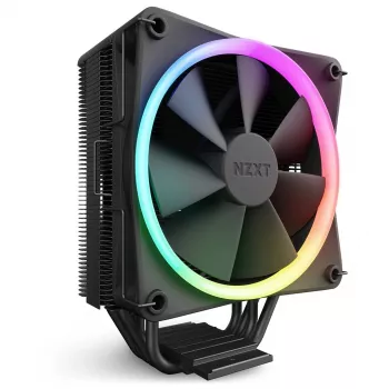 NZXT T120 RGB Procesora gaisa dzesētājs 12 cm Melns 1 gab.