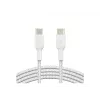 Pīts USB-C uz USB-C kabelis 1m Balts