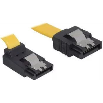 SATA kabelis DeLOCK 82812 0.7 m SATA 7-pin dzeltens