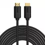 Baseus 2x HDMI 2.0 4K 30Hz kabelis, 3D, HDR, 18Gbps, 8m (melns)