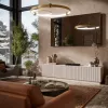 Cama LIVERTI TV skapītis 200x42x48 kašmira krāsā