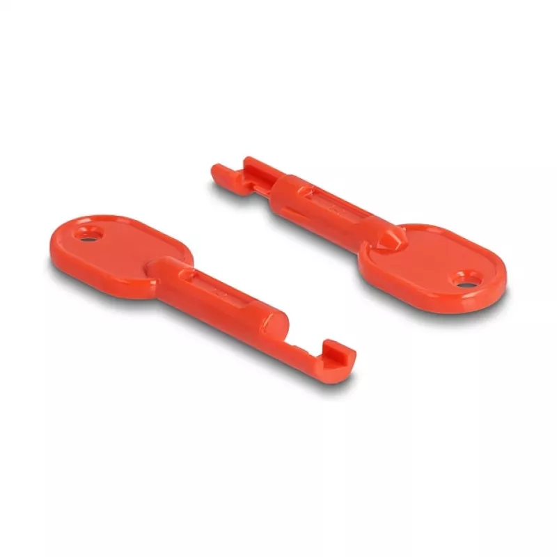 Portu bloķētājs DeLOCK 20929 RJ45 10 gabali sarkans