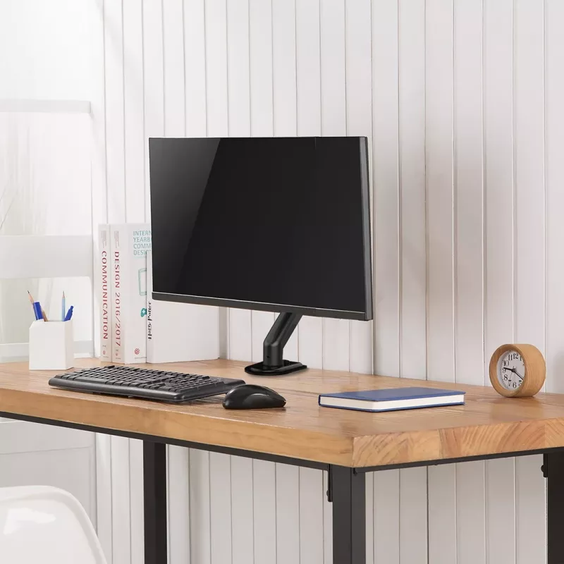 Maclean MC-860N Monitora stiprinājums ar gāzes atsperi, 13-27 inch, 8 kg, melns