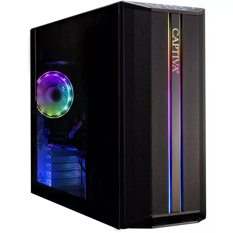 Dators Captiva CAPTIVA PC Advanced Gaming R92-769 Ryzen 7 5700X 32 GB SSD 1 TB RTX 5060 Ti 8 GB Windows 11 Home 64 bitu